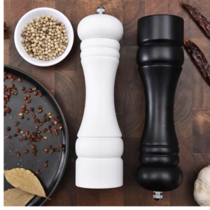 Pepper Mill Grinder black & Black- 19.5 CM - Image 3
