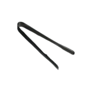 Plated Ice Tongs - Black Finish - Image 1