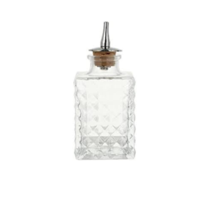 90ml Square Glass Bitter Bottle - Image 1