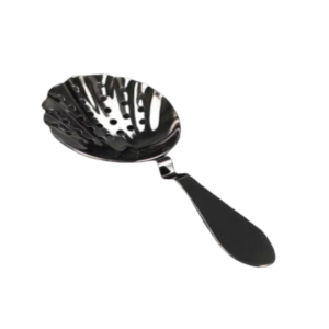 Bent Shell Strainer Spoon - Black Finish - Image 5