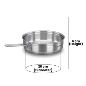 KORKMAZ KA1023 ALFA FRYPAN, 26 cm x 6 cm / 3 ltr. CAPACITY - Image 3