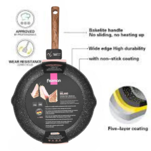 Milano Series Aluminum Non-Stick Frying Pan with Induction Bottom, 28 cm - Image 3
