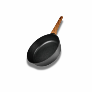 Vega Series Aluminium Non-Stick Deep Frying Pan with Induction Bottom, 24 cm - Image 4