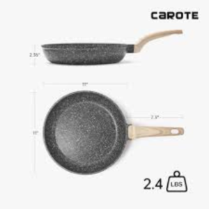 Aluminium Non-Stick Coated Steel With Induction Bottom in Black Color, 47 x 6 x 28 cm - Image 3