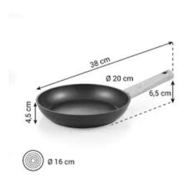 "Stick Deep" "Ergonomic Design" "Frying Pan"