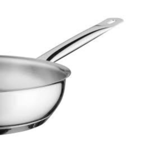 Chef360 USA 58122 Stainless Steel Mirror Finished Fry Pan 24 cm, Induction - Image 4
