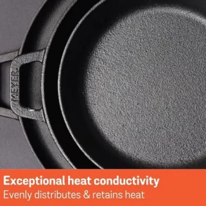 MEYER MY48446 CAST IRON SKILLET, 22 cm DIAMETER - Image 4