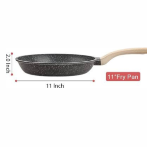 Aluminium Non-Stick Coated Steel With Induction Bottom in Black Color, 47 x 6 x 28 cm - Image 2