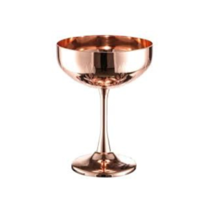 Copper Plated Margarita Glass with Wheat Ear - Image 3