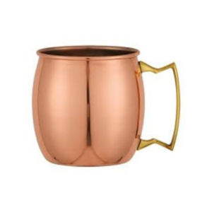 Smooth Moscow Mule Mug Copper Plated - Image 4