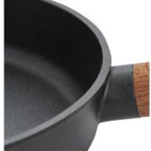 Vega Series Aluminium Non-Stick Deep Frying Pan with Induction Bottom, 24 cm - Image 2