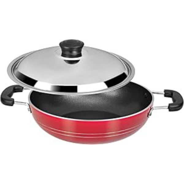 "Steel Lid" "Aluminium" "Mini Kadai" "Stainless"
