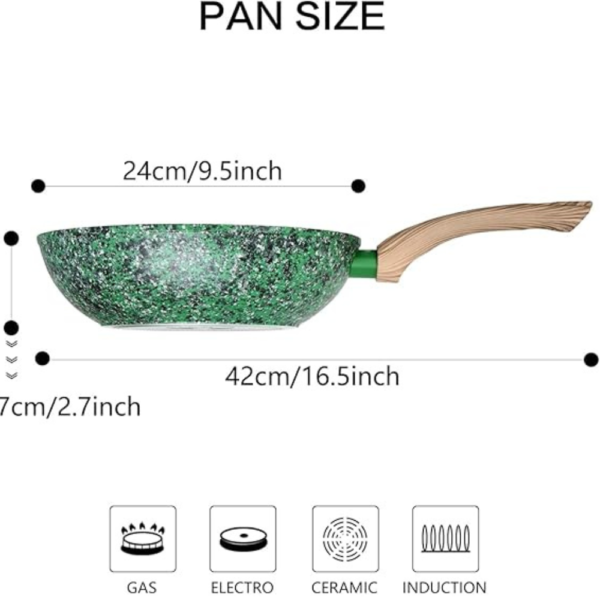 "Non-Stick Wok" "SeriesWok" "Wok Pan" "AluminumPan" "EcoStone" "Green Wok"