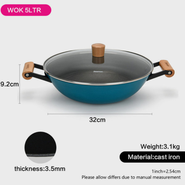 "Wok Pan" "Cast Iron" "Series"