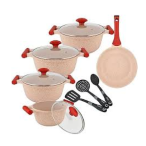 Prestige Ceramic Essentials Set of 12, Pink - Image 5