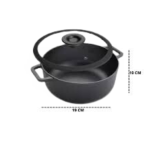 Prestige Cast Iron Kadai, Black - Image 3
