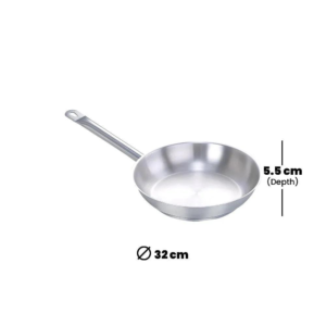 Pradeep Fry Pan Without Lid Ø32cm x 5.5cm - 3.75L - Image 3