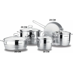KORKMAZ KA2020 ASTRA EXTRA 9 PIECES COOKWARE SET - Image 2
