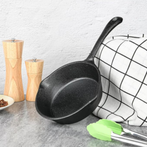 Non-stick Cast Iron Frying Pan in Black Color, 16 x 3.8 cm - Image 5