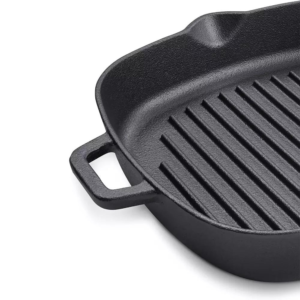 Meyer Cast Iron 1L Grill Pan, Black - Image 4