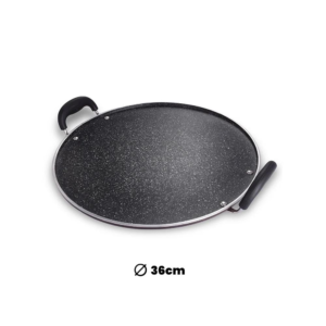 ARK Premium Marble Coated Non Stick Induction Aluminium Smart Tawa, 36 Cm - Image 3