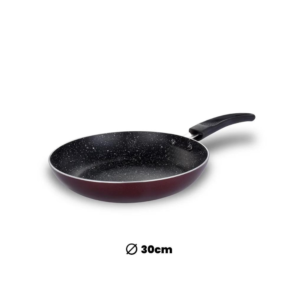 ARK Premium Marble Coated Non Stick Induction Aluminium Tapper Fry Pan, 30 Cm - Image 2