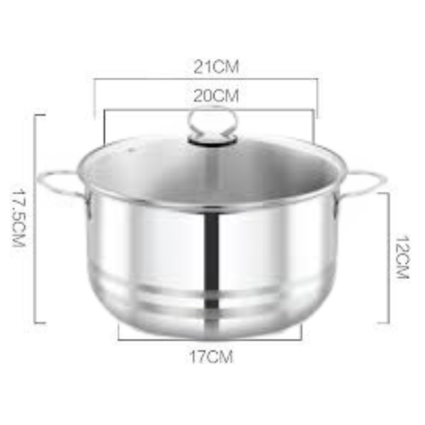 "Stainless" "Cookware Set" "Prestige" "Silver"
