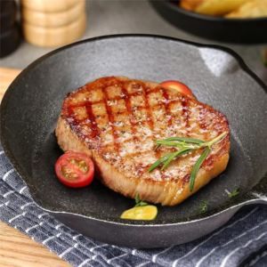Non-stick Cast Iron Frying Pan in Black Color, 16 x 3.8 cm - Image 3