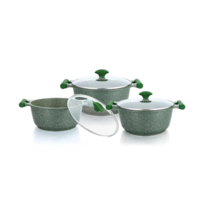 Prestige Essentials Aluminium sets 7pcs, Green - Image 2