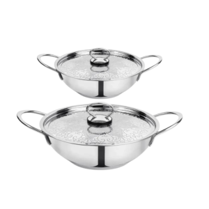 Pradeep Kadai With Stainless Steel Design Lid, 1.4 Liter - Image 2