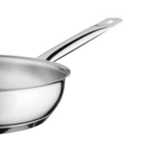 Chef360 USA 58281 Stainless Steel Mirror Finished Fry Pan 36 cm, Induction - Image 2