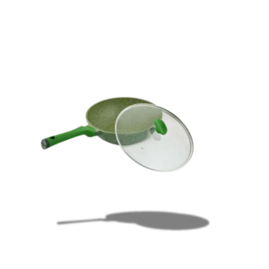 Prestige Essentials Wok Pan With Lid (Green), 28 cm - Image 2