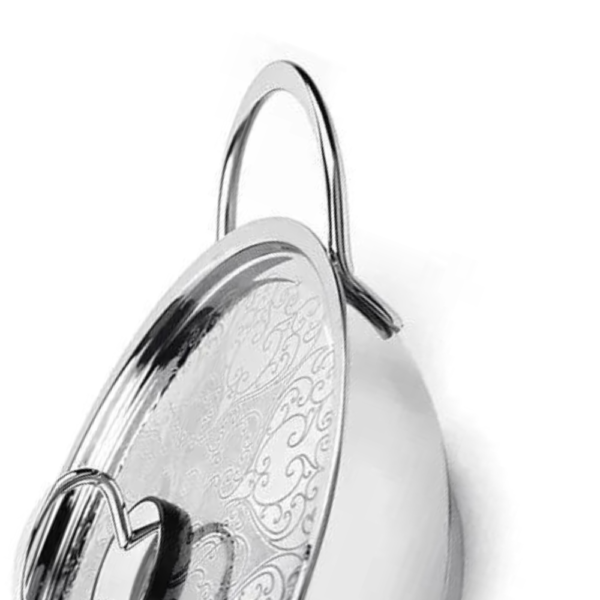 "Stainless Steel" "cookware" "Design Lid" "Kadai"