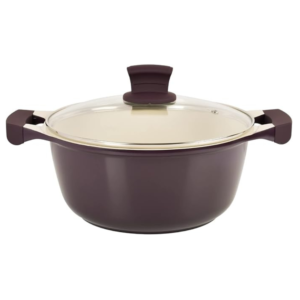Prestige Essentials Aluminium Ceramic Non Stick Cookware Set of 9, Pink - Image 5