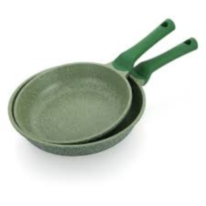 Prestige Aluminium Twin Fry Pan, Green - Image 4