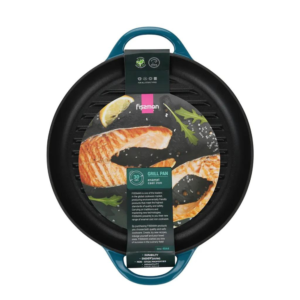 Enamel Cast Iron Grill Pan, 30 x 4.0 cm - Image 4