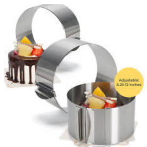 Stainless Steel Adjustable Dessert Ring, 16-30 cm - Image 2