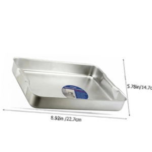 Sunnex Aluminium Roasting Dish Silver, 32 x 22 cm - Image 2