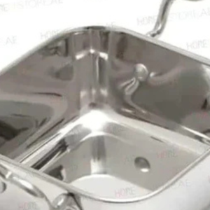 American Metalcraft Stainless Steel Mini Roasting Pan, L 11.4 x W 11.4 x H 4 cm - Image 2