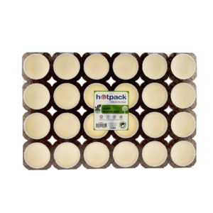 Hotpack Muffin Baking Paper Tray, 6x4-125 Sheets, 119 ml, 3000 PCs - Image 2