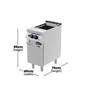 Desco CPG71M01 Gas Pasta Cooker Without Basket 26 Liters 9 kW - Image 3