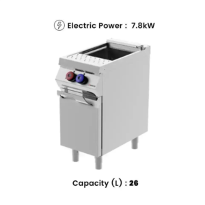 Desco CPE71M00 Electric Pasta Cooker Without Basket 26 Liters 7.8 kW - Image 3