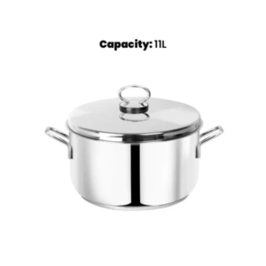 Pradeep Cookpot With Stainless Steel Dome Lid Plain D, 11.0 Liter - Image 2