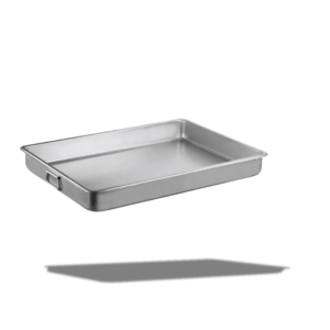 Ozti Stainless Steel Roasting Pan Without Lid, 55 x 35 x 5 cm - Image 2