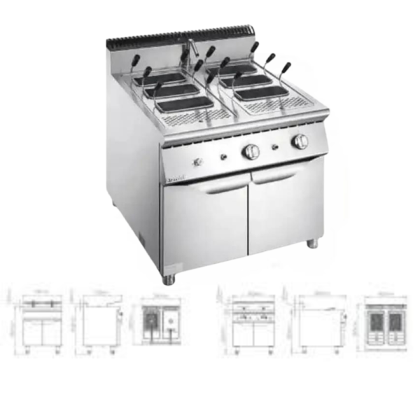 "Steel" "Cooker" "Gas Pasta" "Paste"