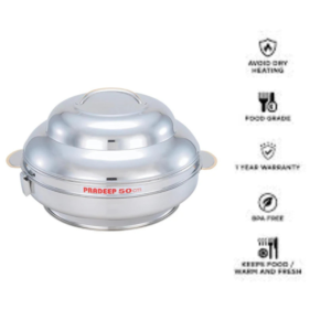 Pradeep Sparkling Jumbo Stainless SteelHot Pot, 30 cm - Image 3