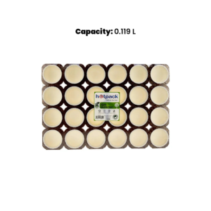 Hotpack Muffin Baking Paper Tray, 6x4-125 Sheets, 119 ml, 3000 PCs - Image 3