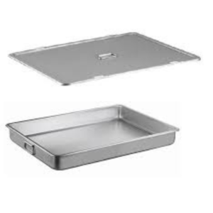 Ozti Stainless Steel Roasting Pan Without Lid, 55 x 35 x 5 cm - Image 3