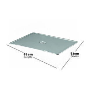 Ozti Stainless Steel Roasting Pan Lid, 50 x 70 cm - Image 4