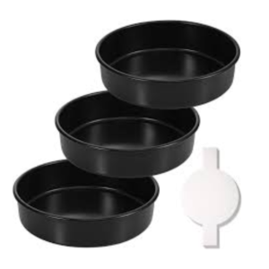 Louis Tellier Non-Stick Obsidian Round Plain Cake Mould Ø 20CM, H 4.5CM - Image 2